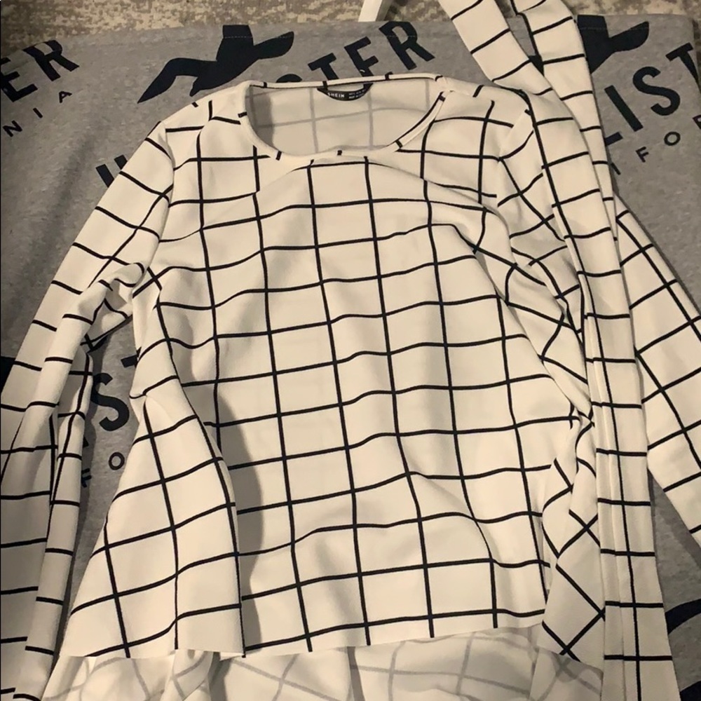 White stripped blouse